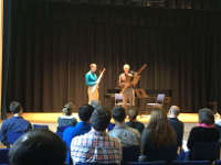 Vincent LaMonica in the masterclass with Rick Ranti, the Associate Principal bassoonist of the Boston Symphony Orchestra